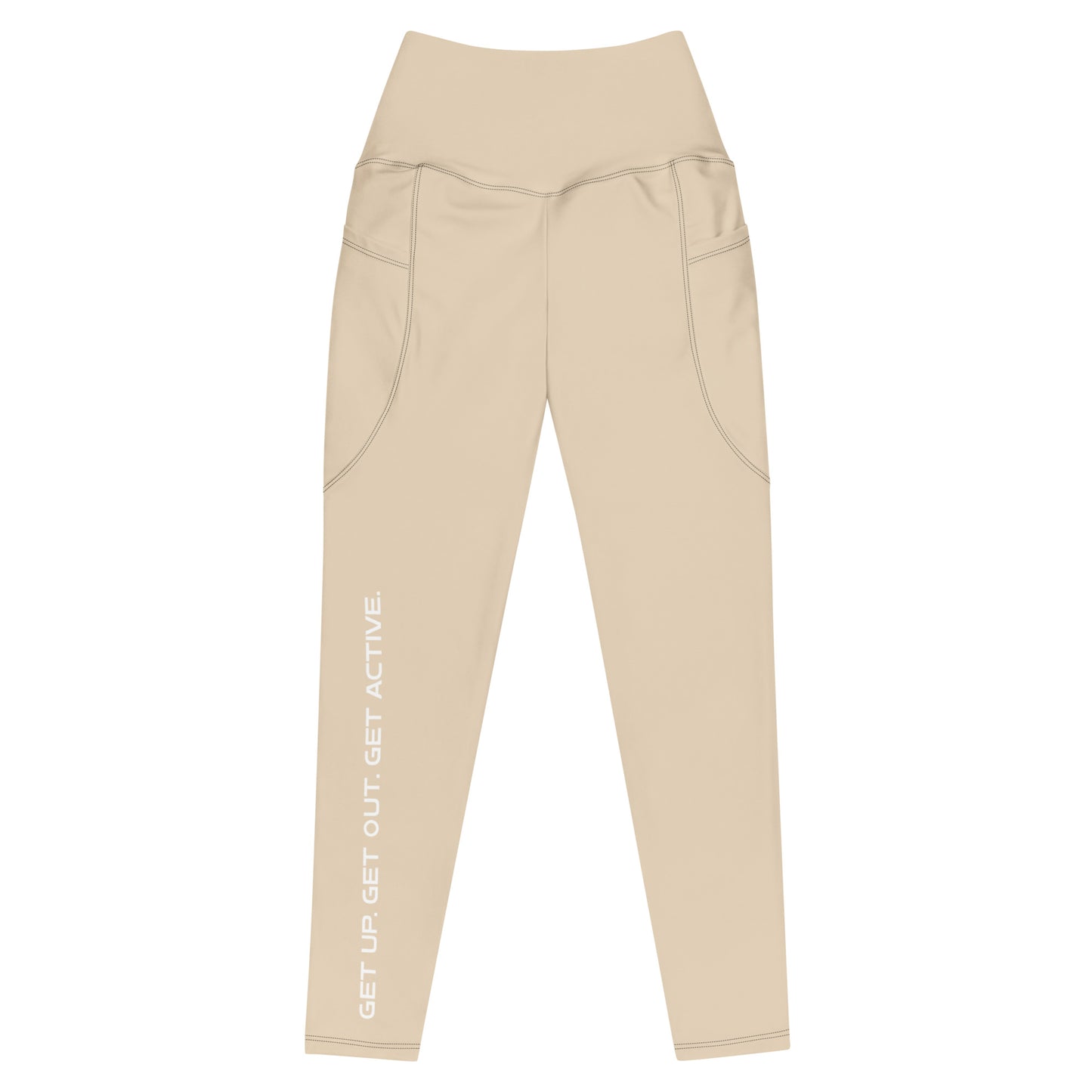 STRETCH LEGGINGS - TAN